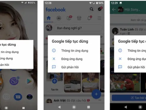 Người dùng Android đồng loạt gặp lỗi dừng ứng dụng Google
