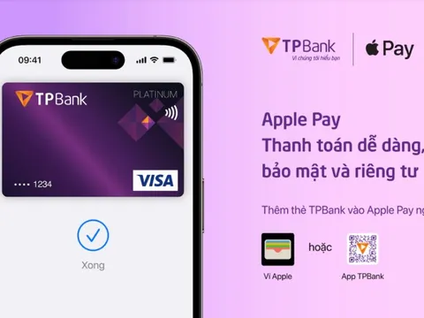 TPBank giới thiệu Apple Pay đến khách hàng